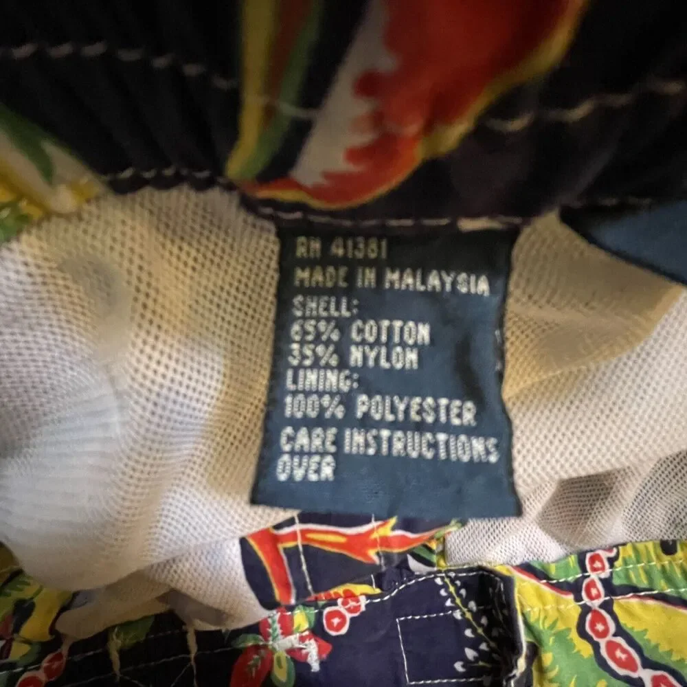 Vintage Polo Ralph Lauren Swim Shorts Trunks‎ Aloha Surfer Mens XL EUC